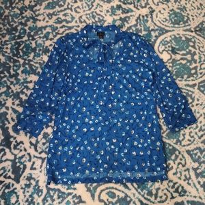 Quarter sleeve floral blouse